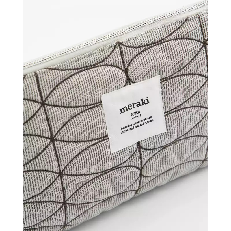 Meraki Pouch Mentha - Light Grey/Army Green
