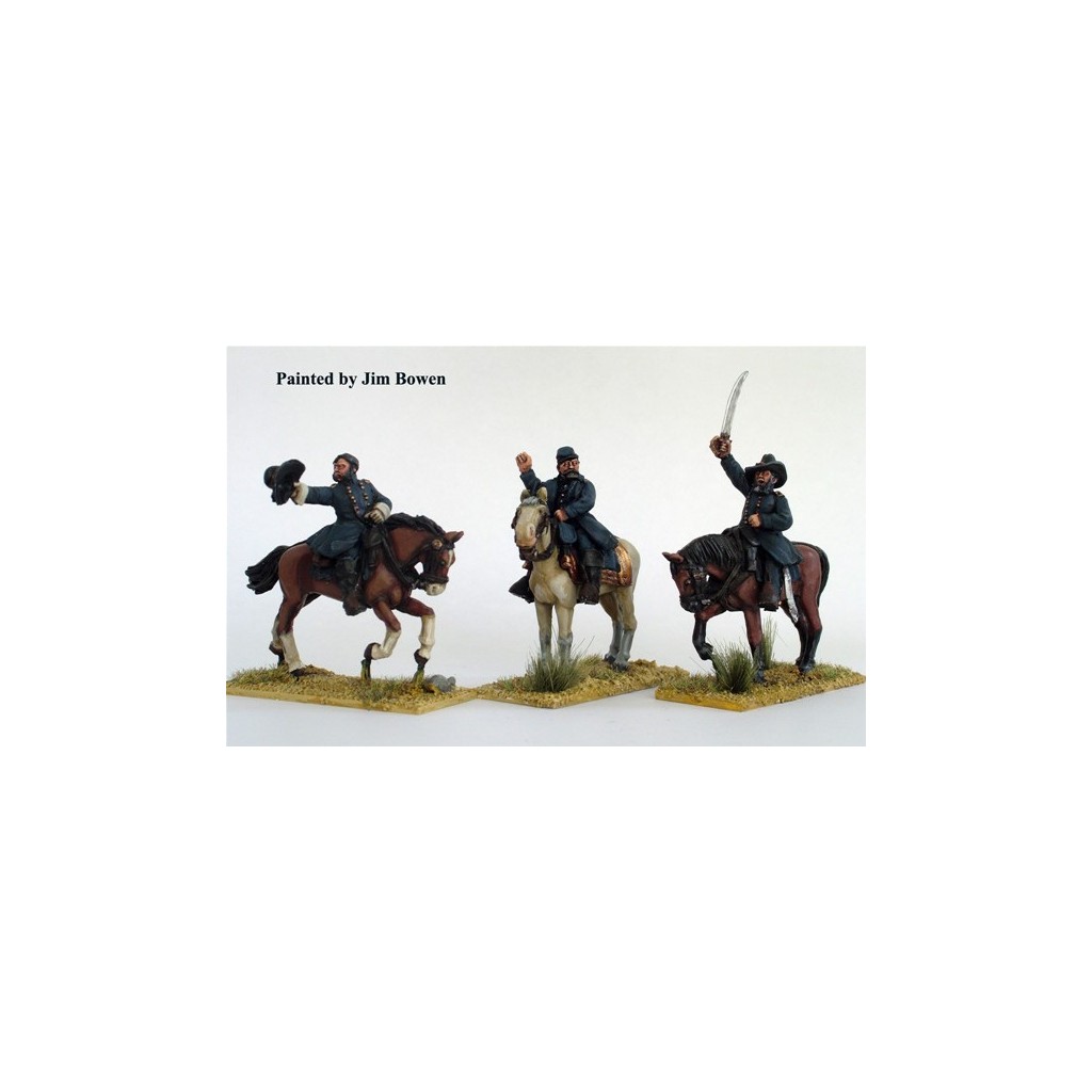 Union Generals mounted