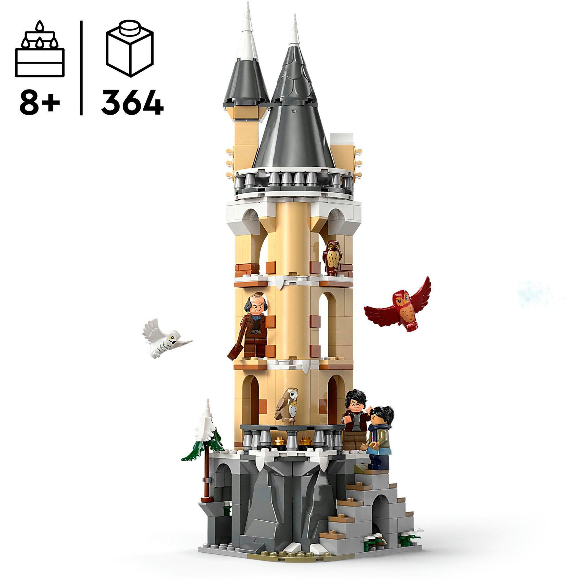 LEGO Konstruktionsspielzeug Harry Potter Eulerei auf Schloss Hogwarts