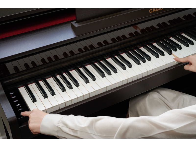 Casio E-Piano CELVIANO AP-550 Braun E-Piano mit Hammer Action Keyboard
