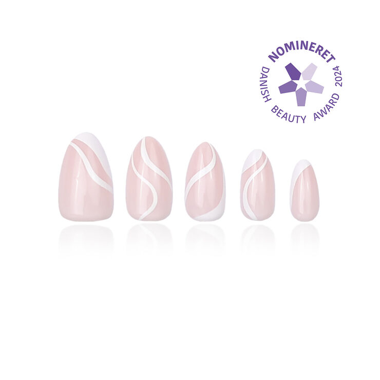 DUFFBEAUTY Milky Swirl - Instant Pro Press-on Manicure
