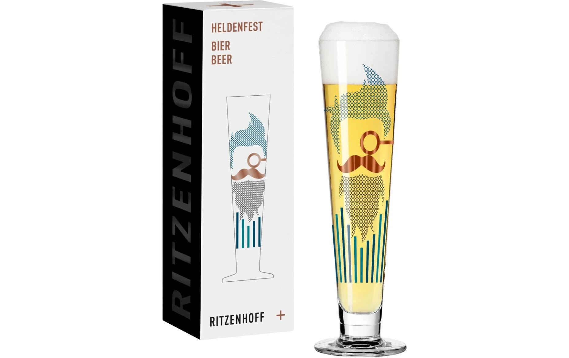 Bierglas Heldenfest No 10. 385 ml, 1 StückGlas für Pilsbier