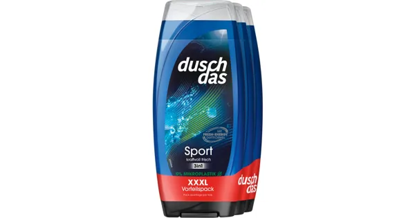 Duschdas Duschgel 3in1 Sport 3 x 225 ml