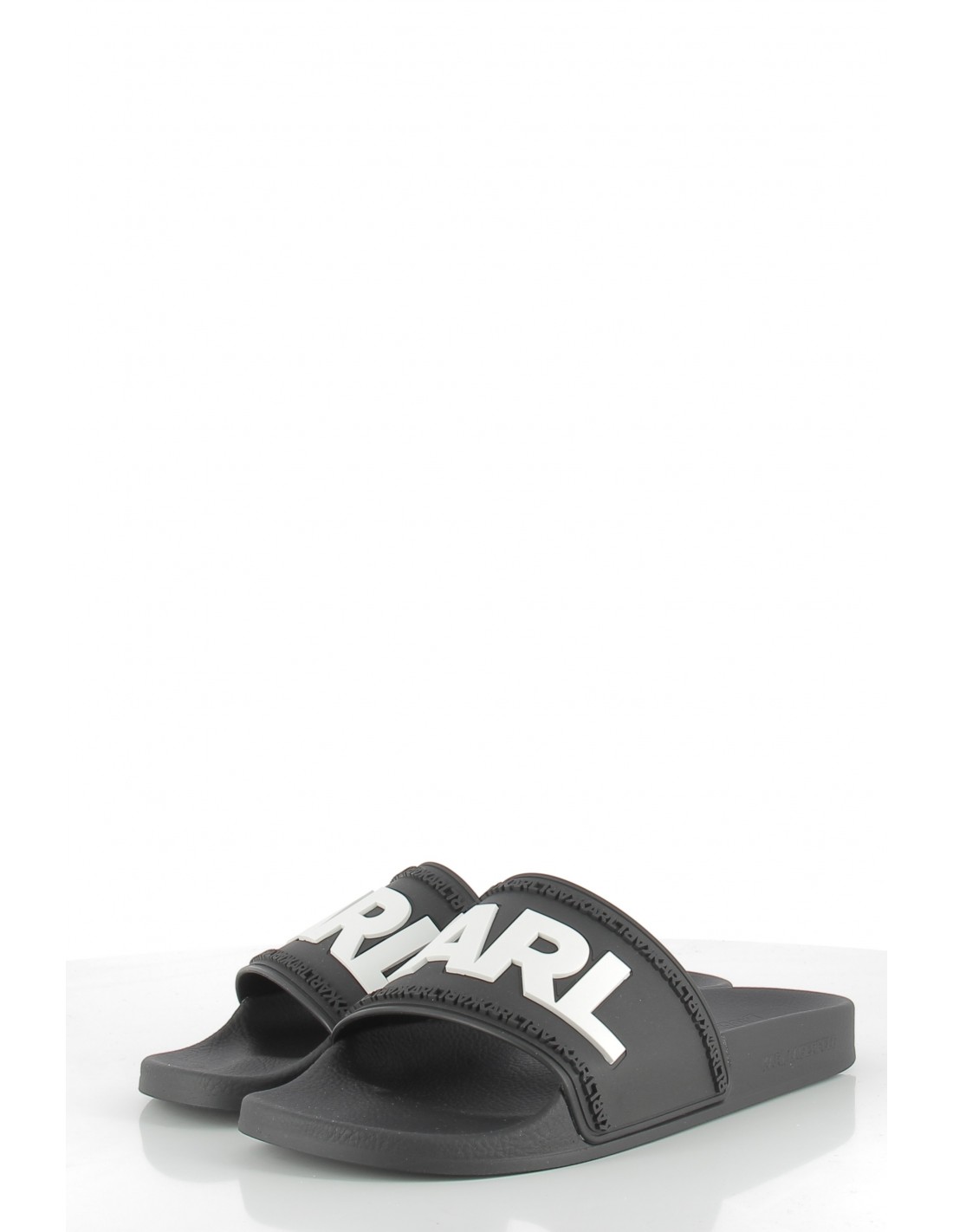 karl lagerfeld claquette homme kondo karl logo slide noir