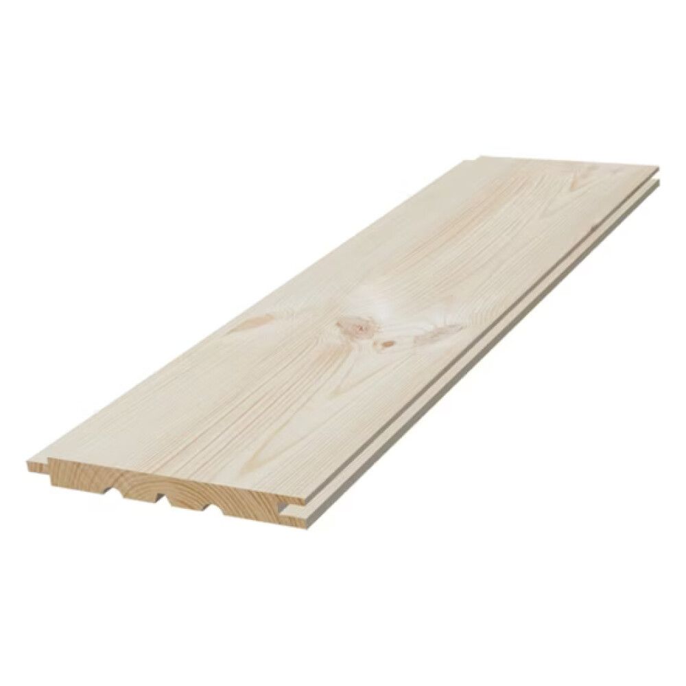 PANEL MOELVEN FURU 13X120 GLATT NATUR F/G UBEHANDLET