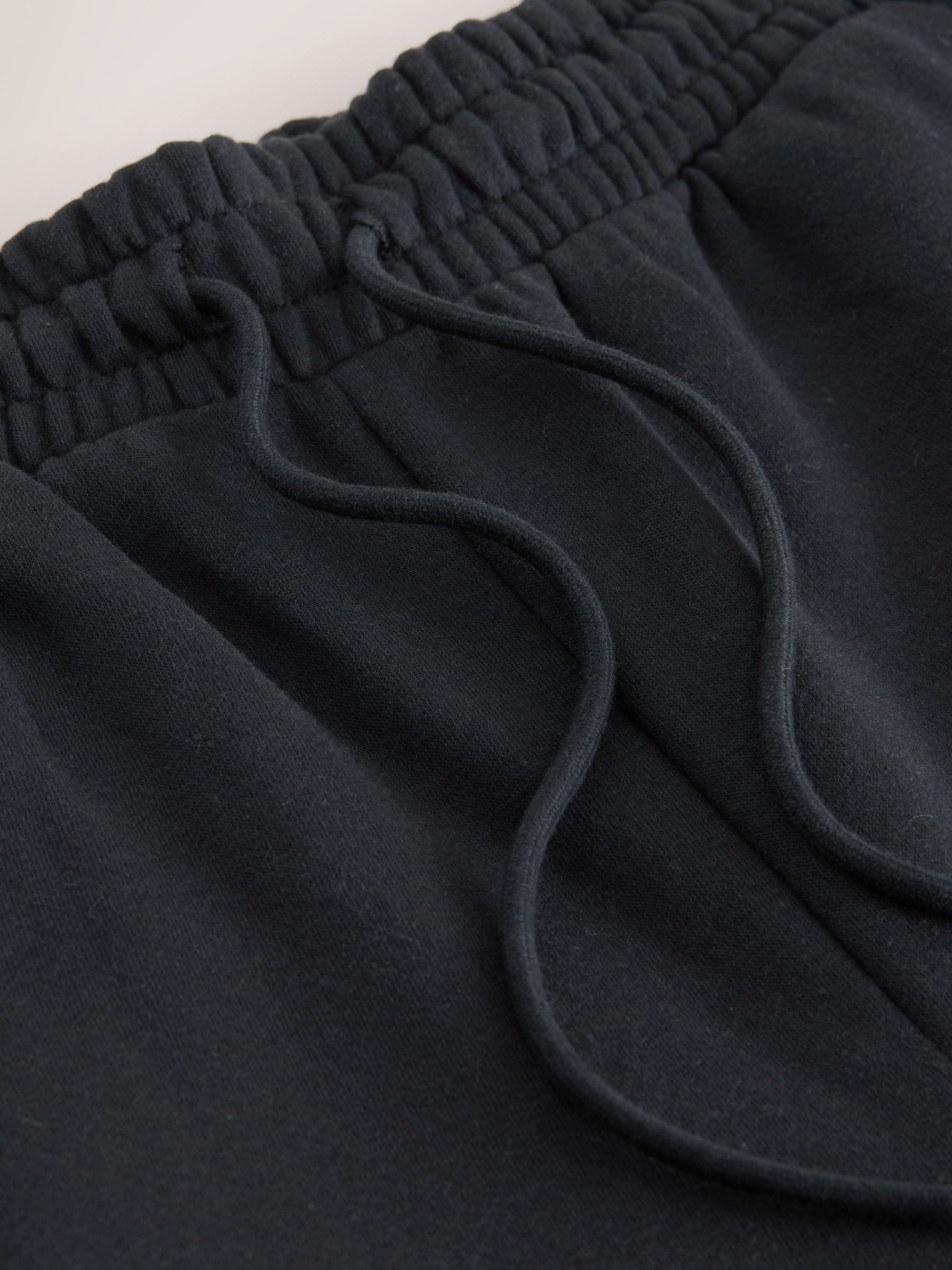 Zwart - Essential Wide Leg Jersey Joggers