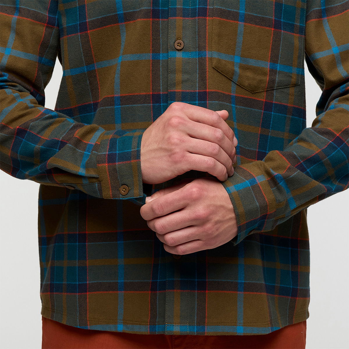 Cotopaxi Quedo Flannel skjorte, herre (Live Oak Plaid)