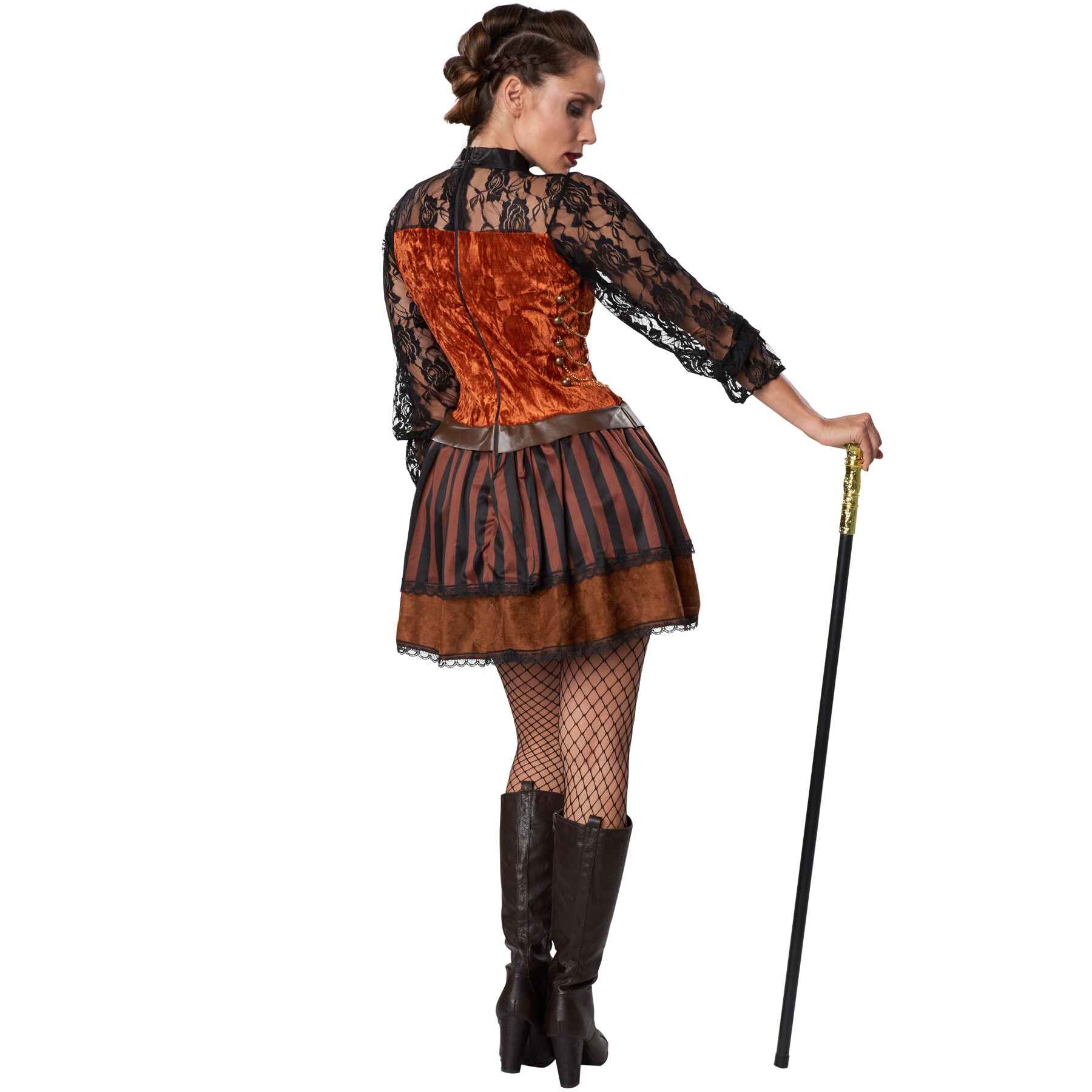 tectake® Frauenkostüm Steampunk Gräfin