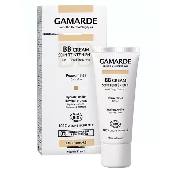 Gamarde Organic 4-em-1 Creme BB com Cor para Pele Opaca 40ml