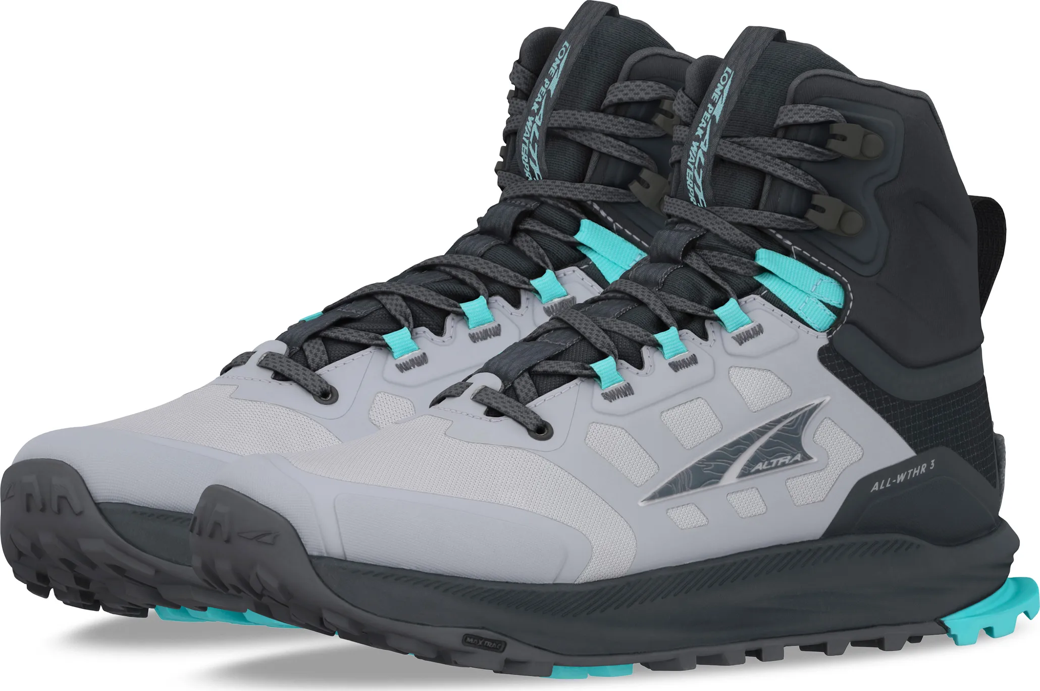 Altra Women's Lone Peak 9 Waterproof Mid Black/Gray