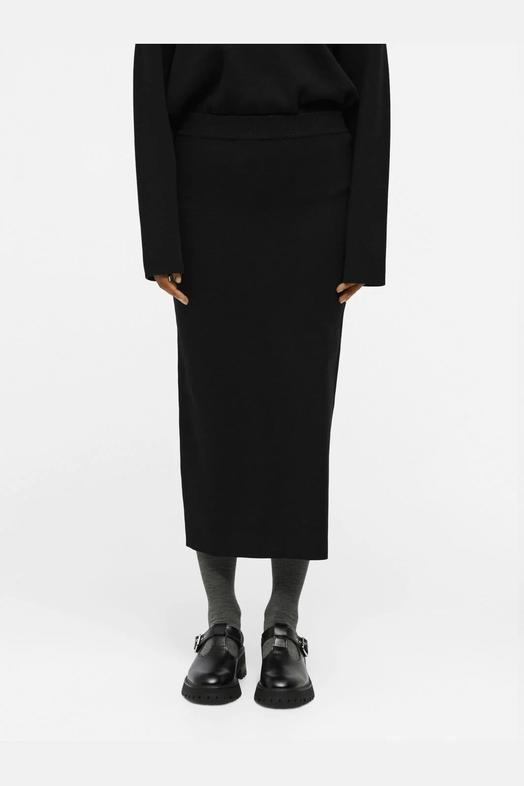 Object Objreynard Knit Skirt 4486517 black