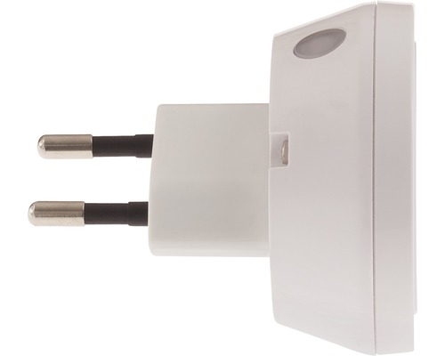 LED Sensor Nachtlamp 1W 2 lm 2700K warm wit Apollo wit met schemersensor