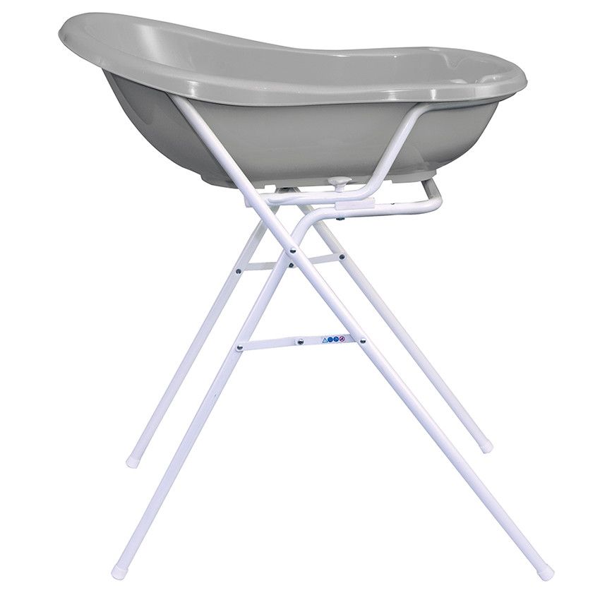 Support en métal pour baignoire Bébé - Blanc - Doré