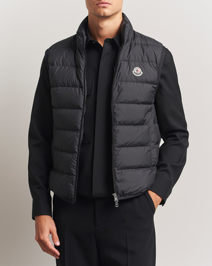 Moncler Contrin Down Vest Black