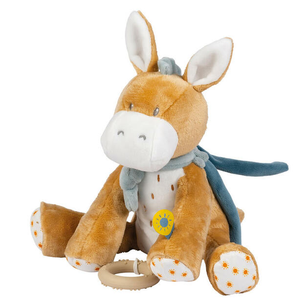 Peluche musicale Félix&Léo âne multicolore - NATTOU
