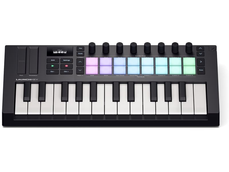 Novation Keyboard Controller Launchkey Mini 25 Mk4 25-Tasten USB-Midi Keyboard