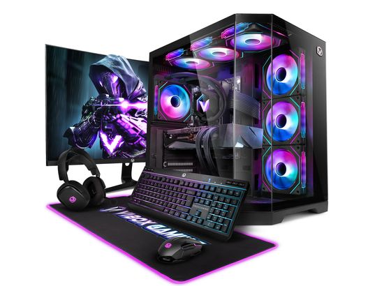 VIBOX - Ordinateur Gamer Ix-593 pc gamer, 27 , 7 7800x3d, rtx 5080, 32go, 1to