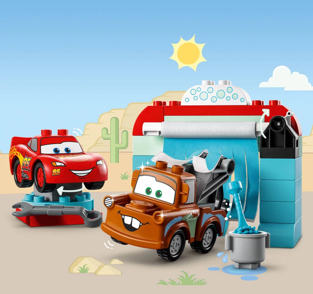 LEGO®DUPLO®DISNEY™ 10996 - LA STATION DE LAVAGE AVEC FLASH MCQUEEN ET MARTIN