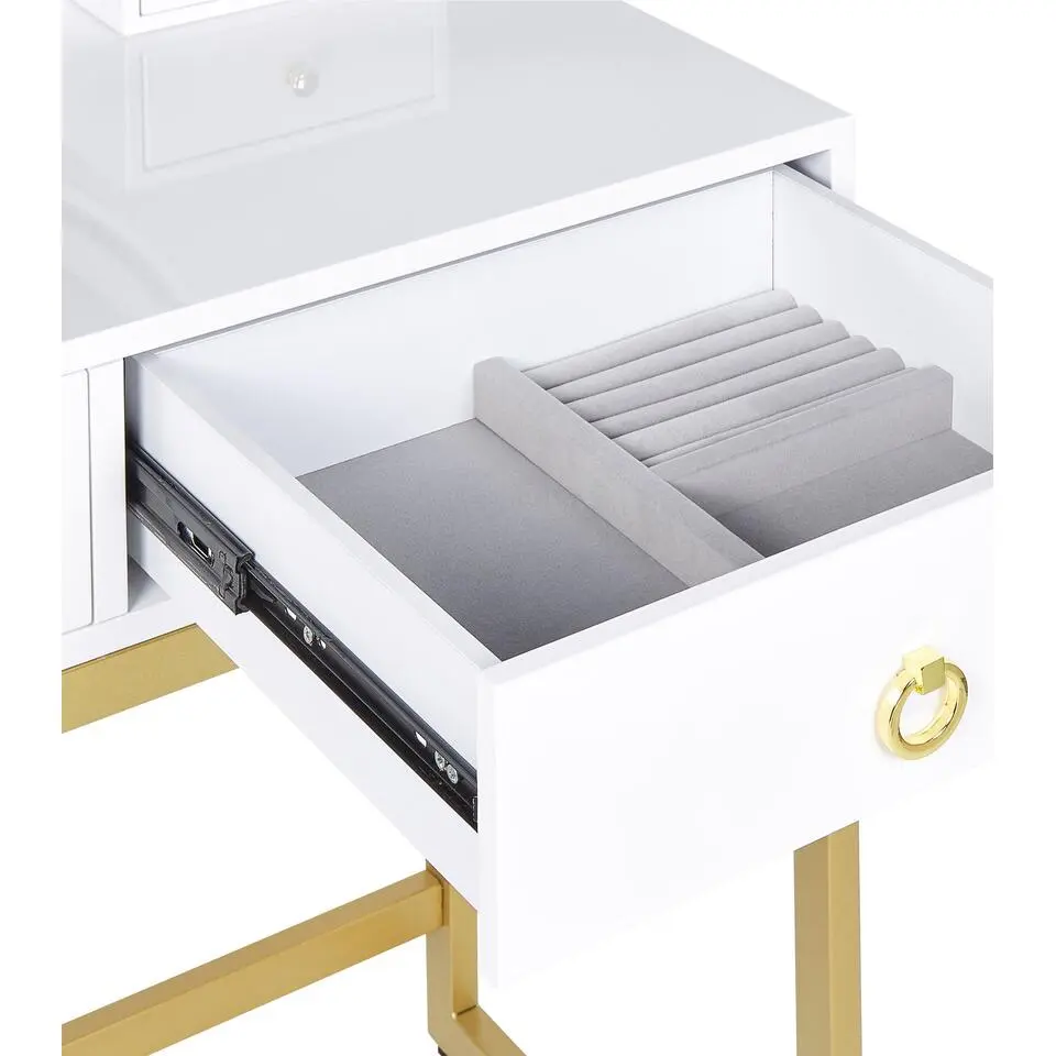 AUXON - Kaptafel - Wit - MDF