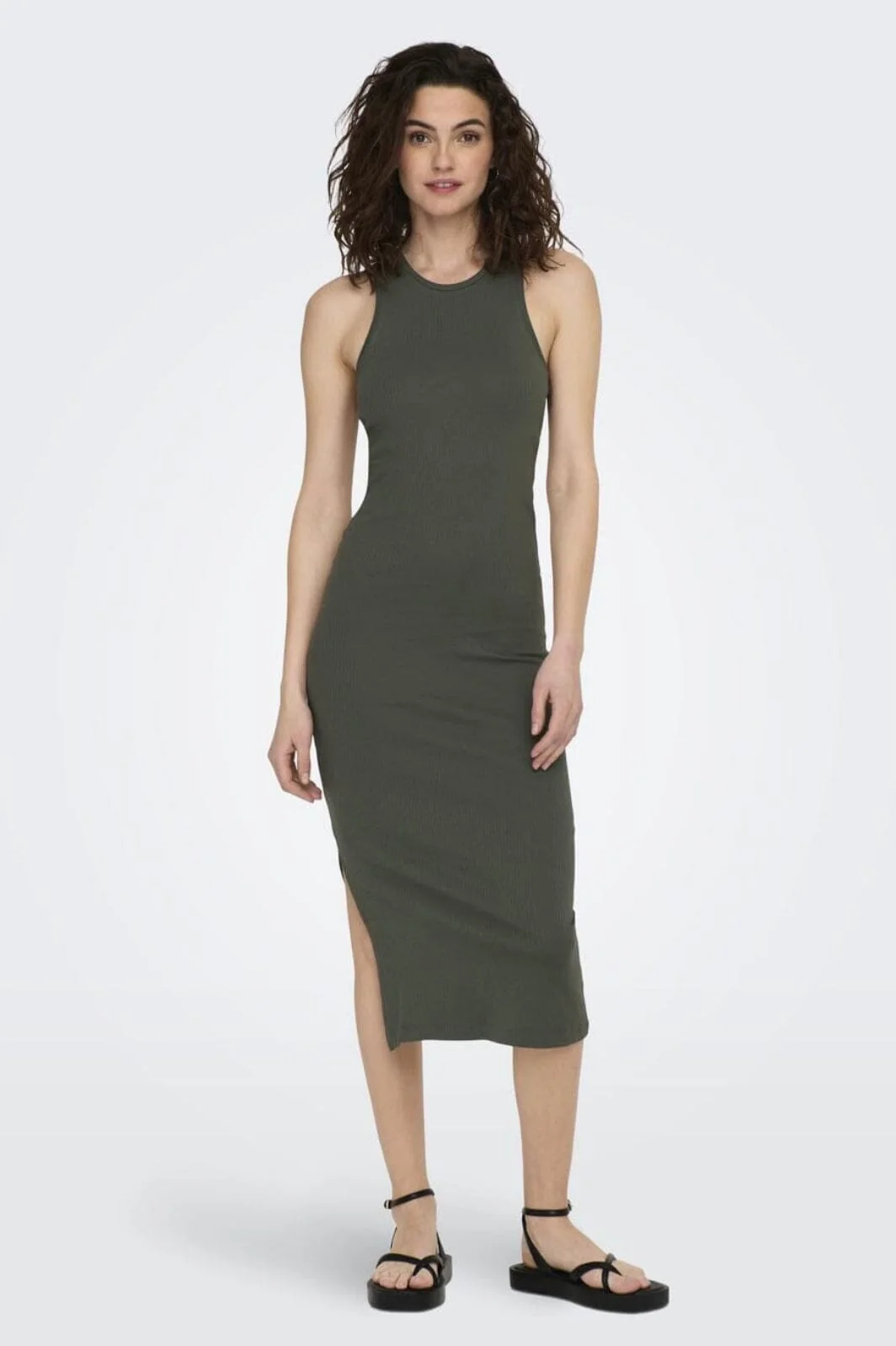 Only Onlbelfast S/L Midi Dress