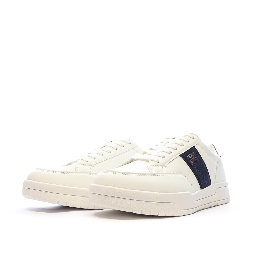 Teddy Smith Baskets Blanc/Marine Homme Teddy Smith 78850