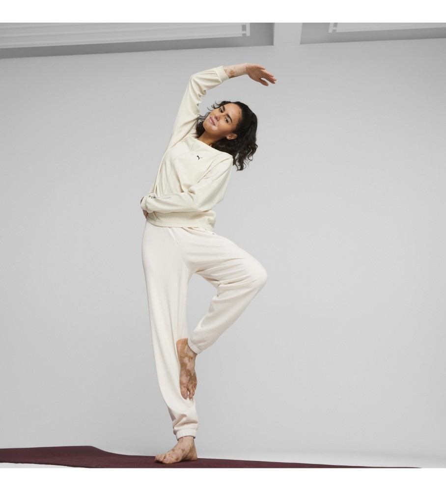 Calça Jogger Puma Unwind Studio, Branca