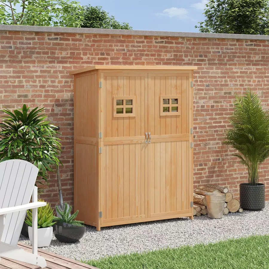 Outsunny Geräteschrank eiche