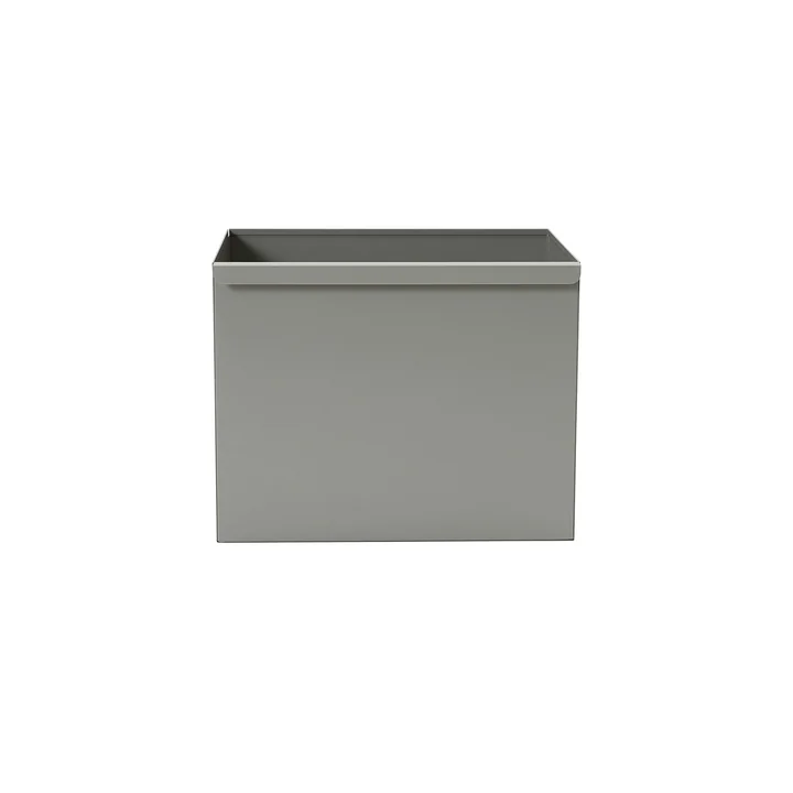 Nicolas Vahé - Rack Aufbewahrungsbox für Regal, 38 cm x 30 cm, grau