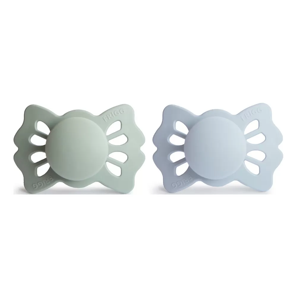 FRIGG Lucky Symetrisk Silikone Sage/Powder Blue str. 1 - 2 stk.