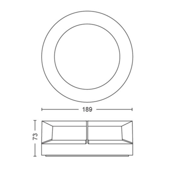 Philips buitenlamp Actea zwart
