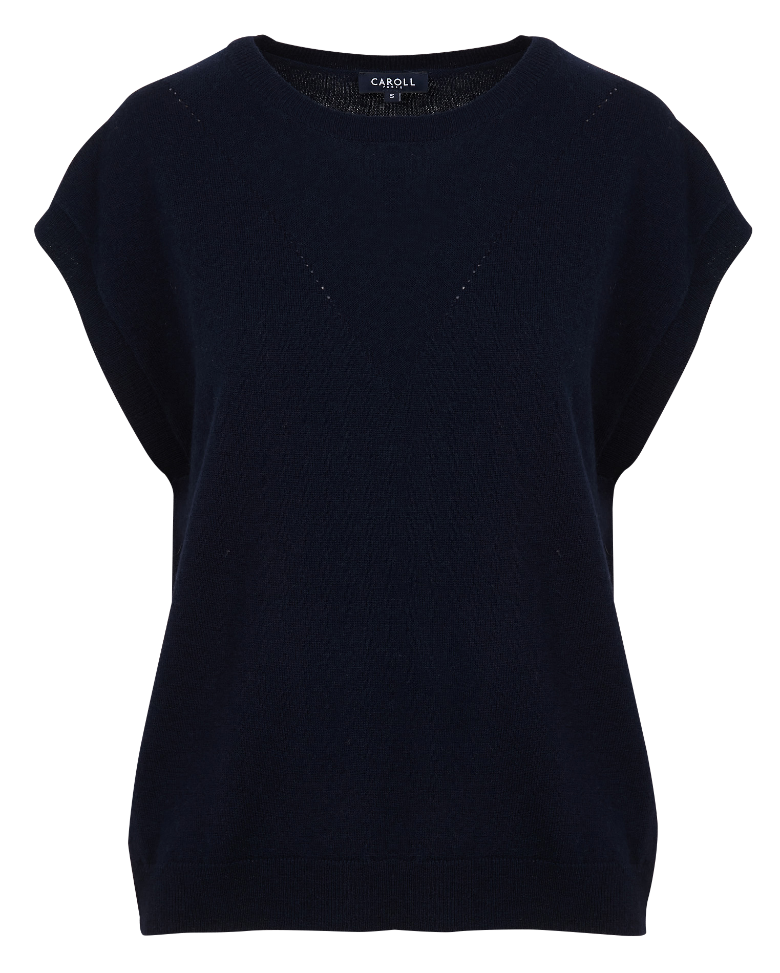 MATHILDE - Pull col rond en laine | Bleu