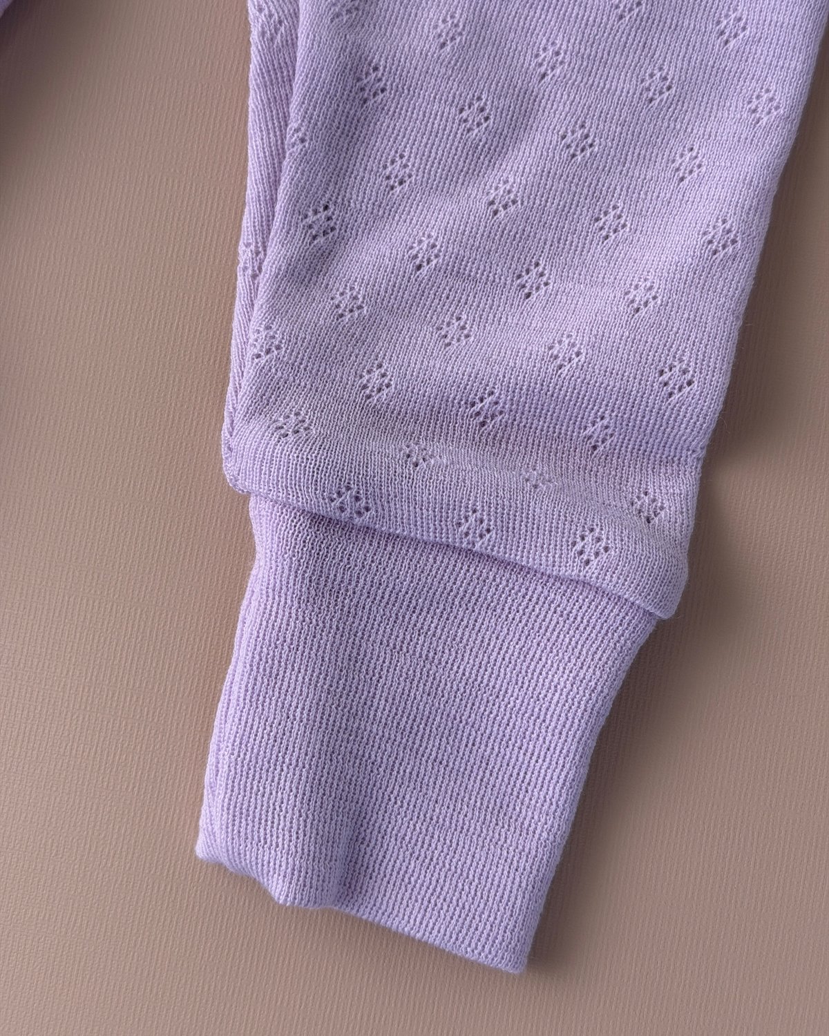 Ullbukse m/ dobbelt liv – 100% Merino, Pointelle | Ullongs