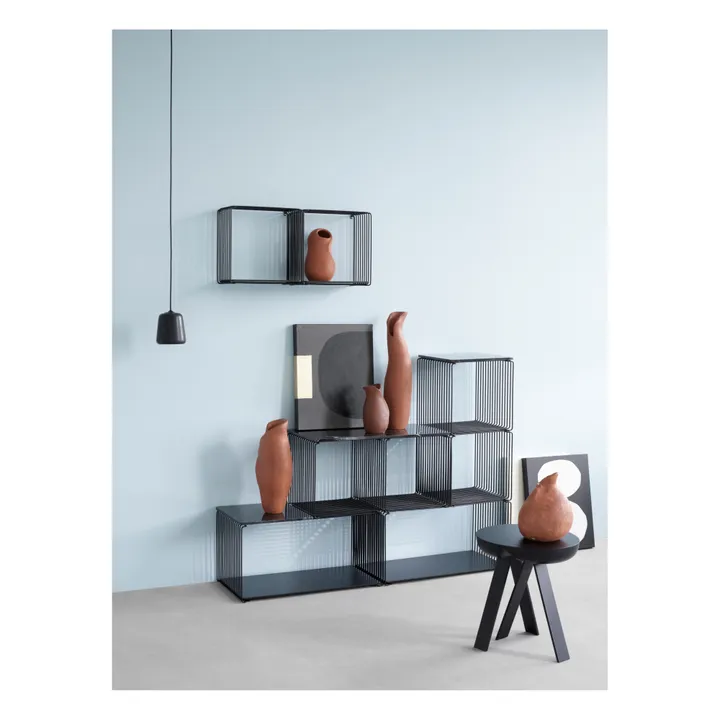 Montana Furniture Top panel pour module Panton wire | Marbré noir