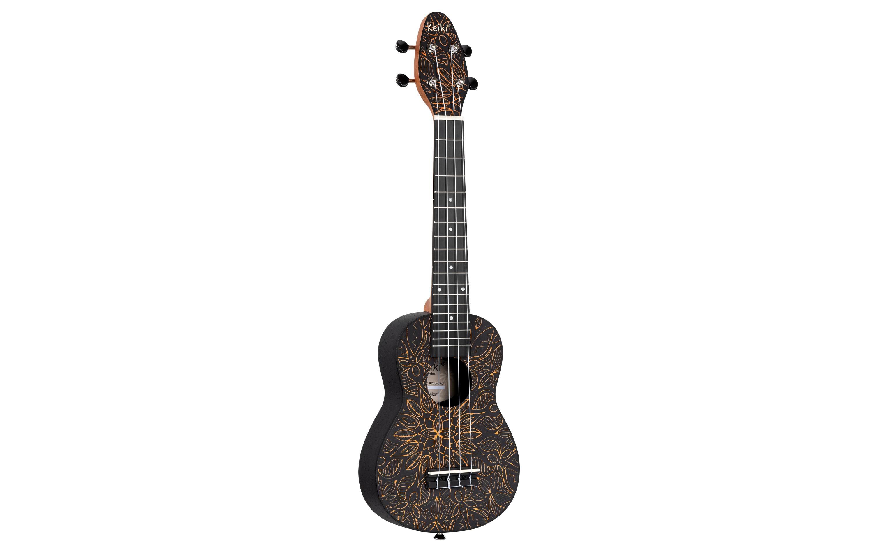 Ukulele Keiki Package K2SS-OKC – Orange KaleidoscopDer perfekte Einstieg in die Welt der Ukulele