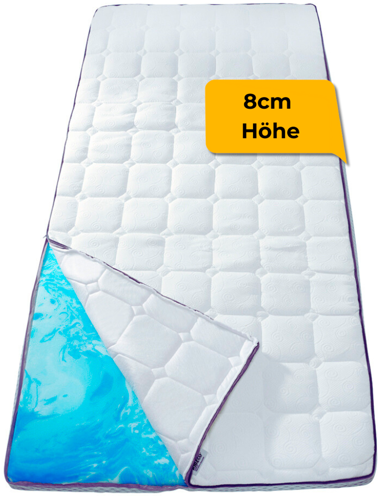 RIBECO Topper »Aaron, Topper 90x200 cm,180x200 cm« Matratze, Boxspringbett geeignet, ergonomisch, Made in EU