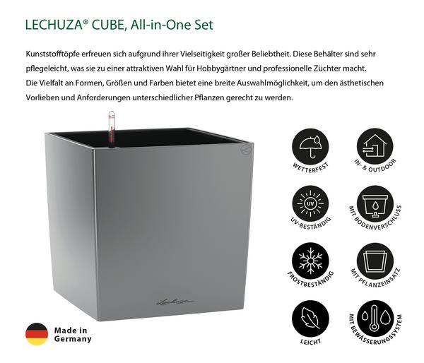 LECHUZA® CUBE, All-in-One Set