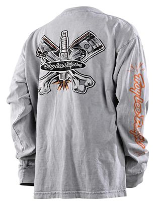 T-Shirt Manches Longues Troy Lee Designs Enfant Pistonbone Gris