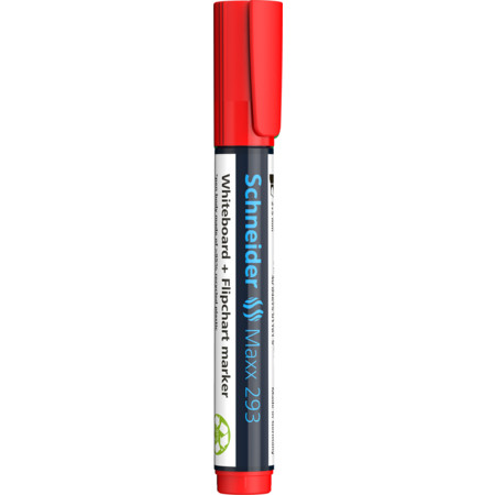 Schneider Maxx 293 Whiteboard- und Flipchart-Marker - rot - 2+5 mm