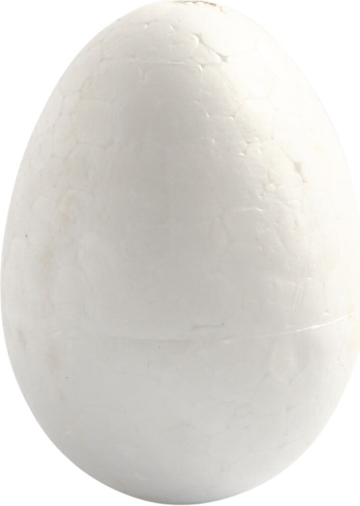 Æg - H 4,8 CM - Hvid - 100 Stk