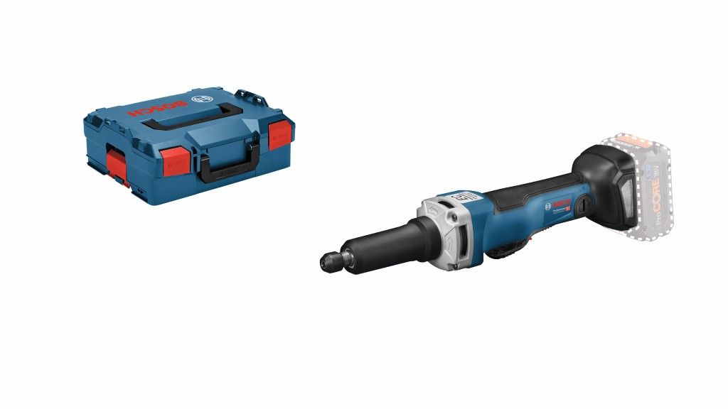 Bosch GGS 18V-23 PLC Li-ion accu haakse slijper body in L-Boxx - 0601229200