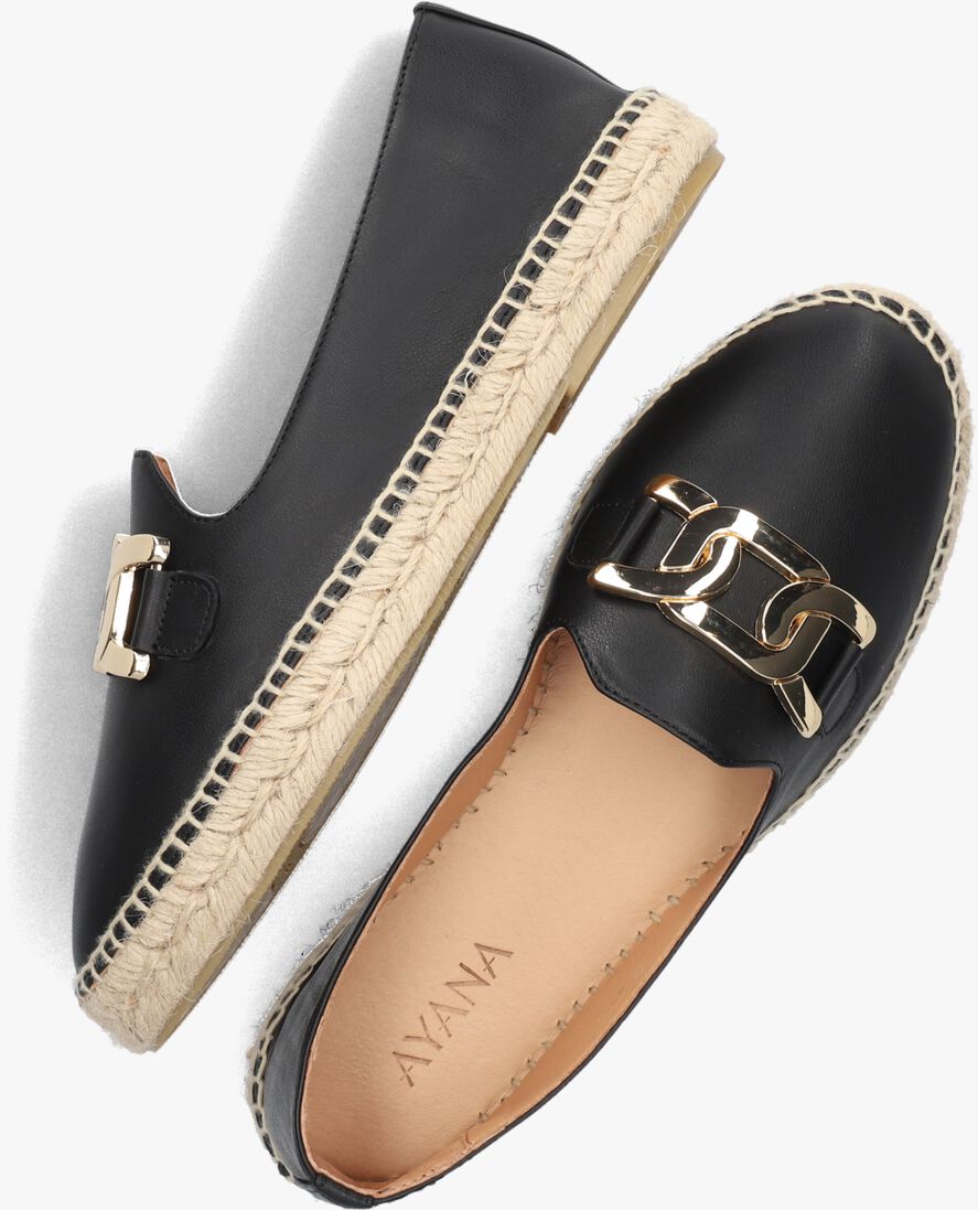 zwarte ayana espadrilles yu695