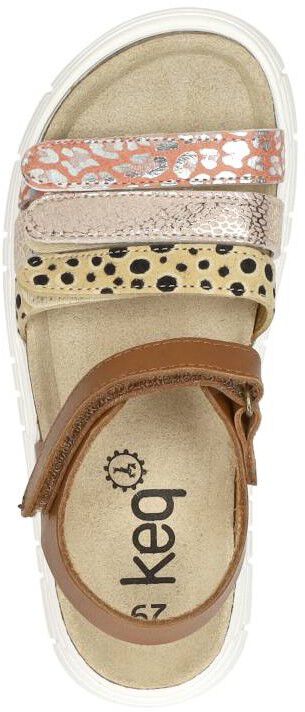 Keq Meiden Sandalen cognac
