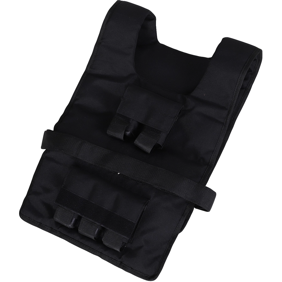 HOMCOM Trainingsweste mit 30 Eisengewichten schwarz