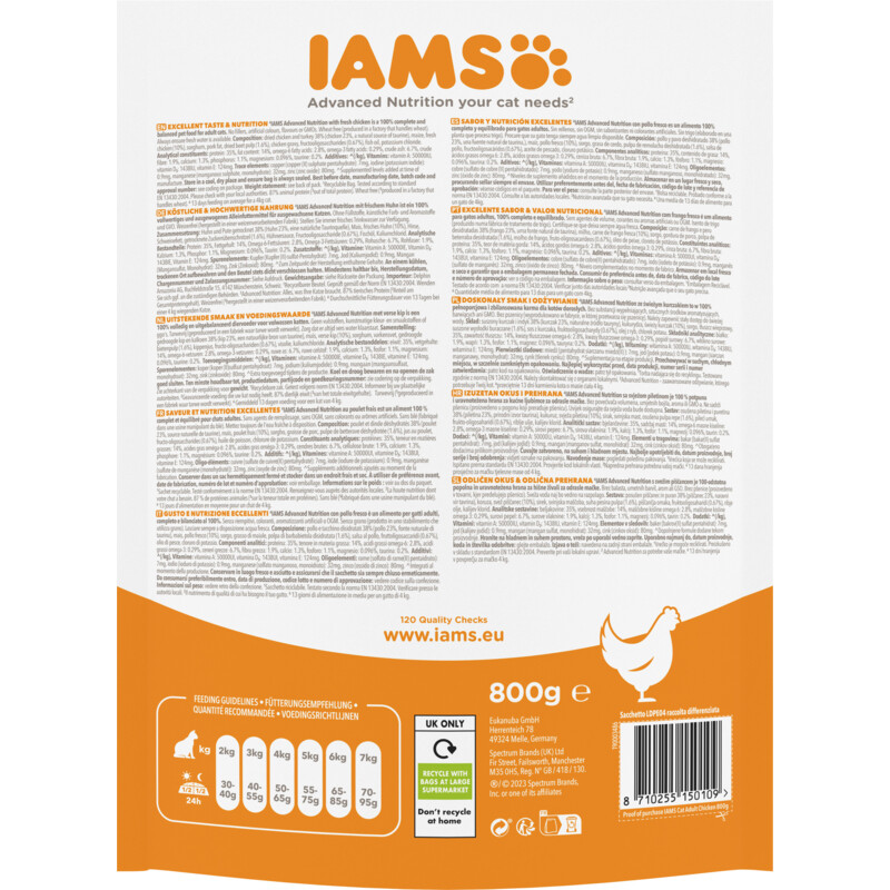 IAMS Vitality adult fresh chicken