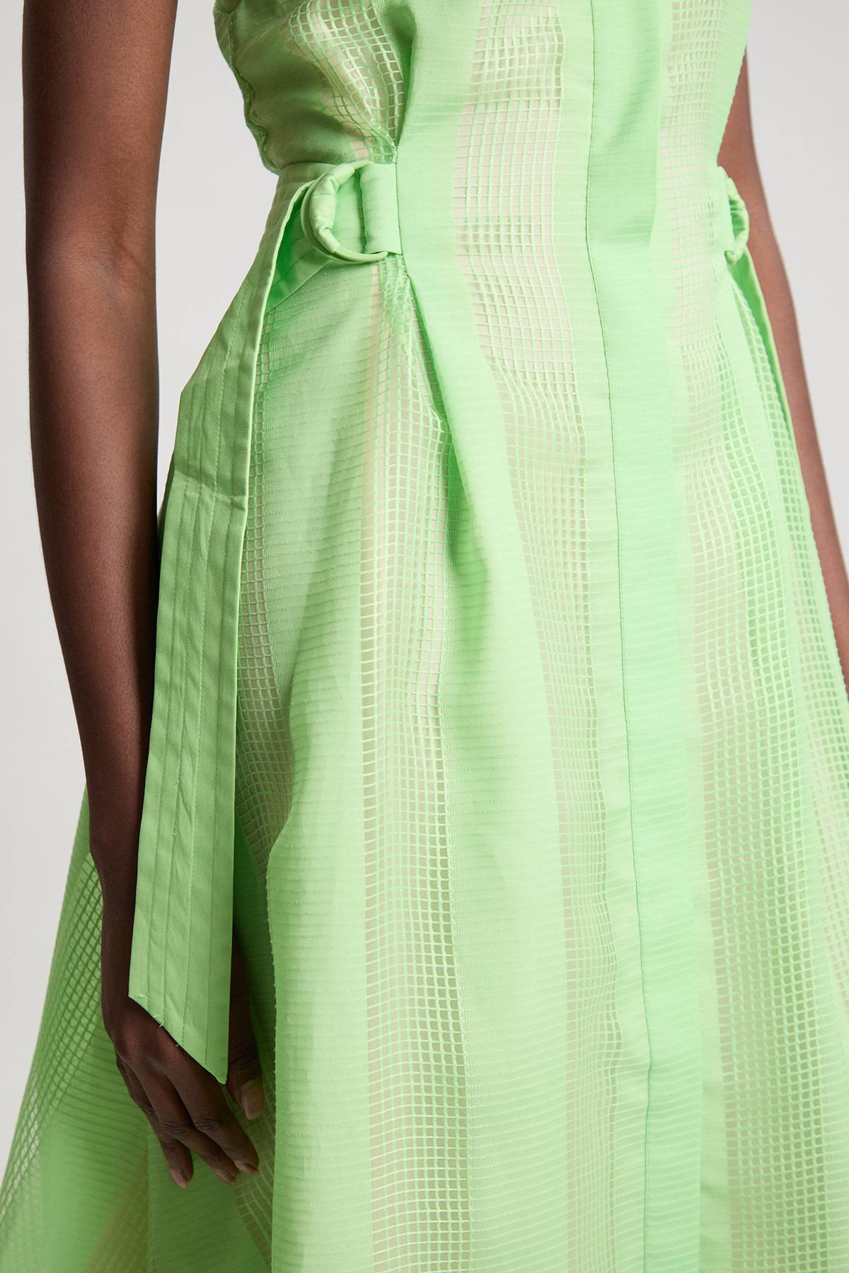 KarenMillen Robe Chemise Sans Manches En Mélange D'organza Texturé