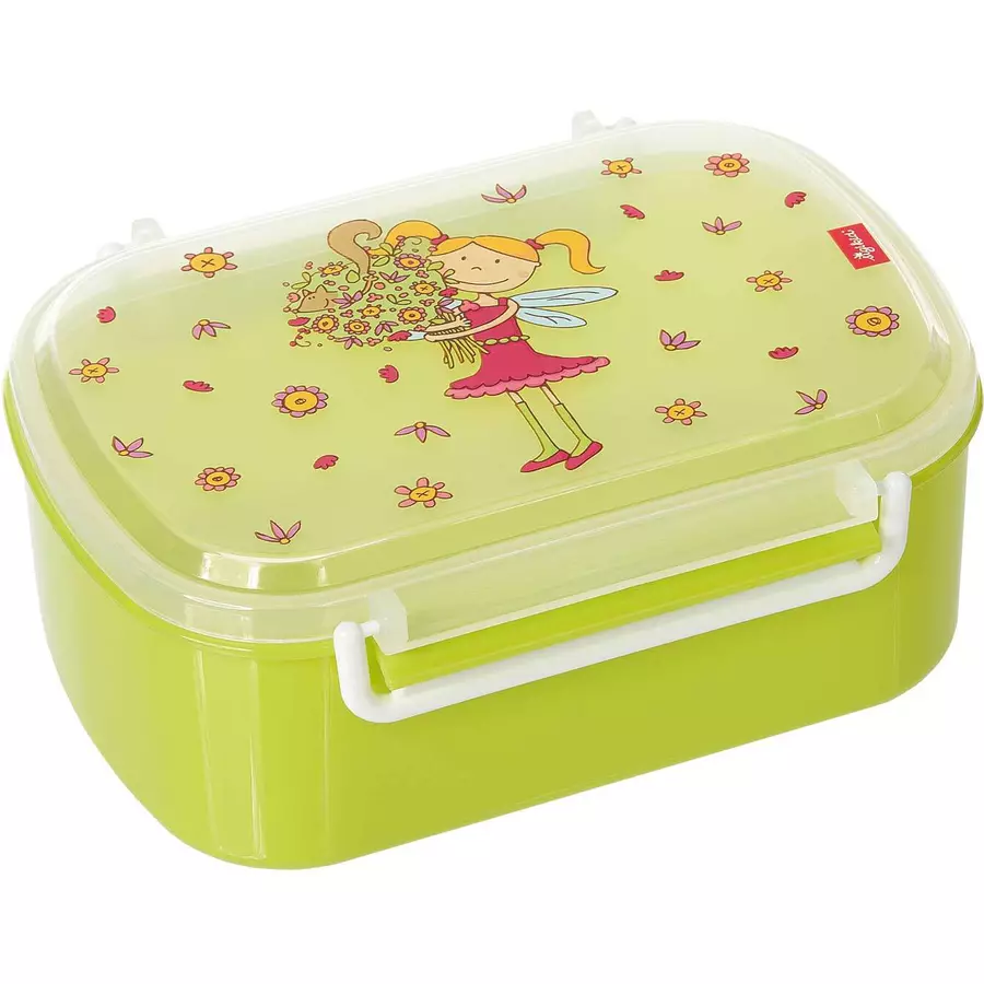 Sigikid Brotdose + Trinkflasche 2er Set hellgrün