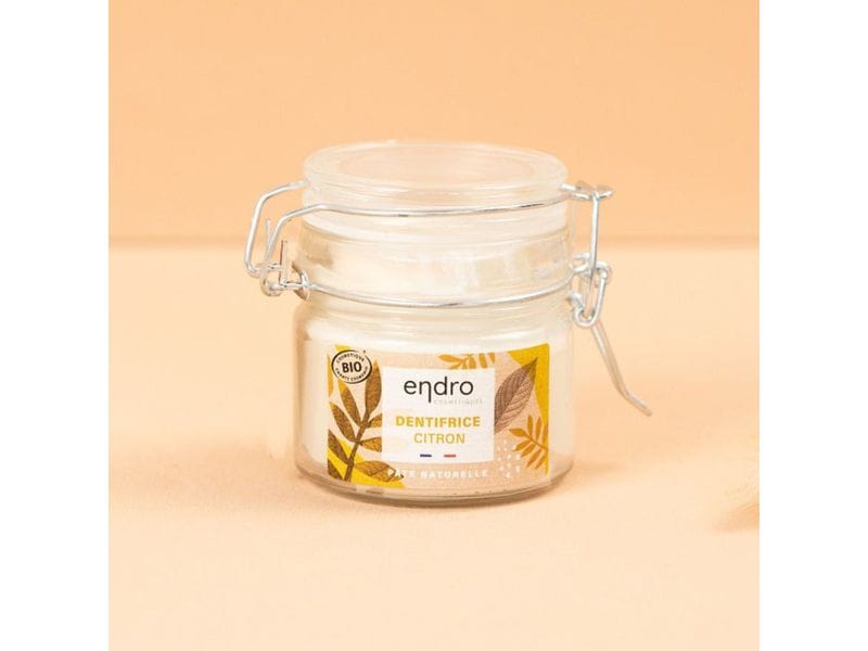 endro Zahncreme Zitrone 100 ml Bio-Zahnpasta für einen frischen Atem