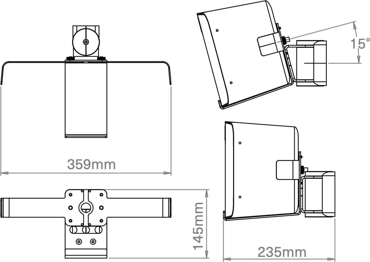 Mountson Premium MS51P Blanc Supports pour enceintes