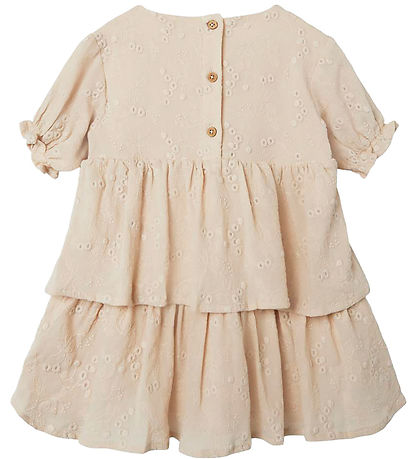 Lil Atelier Kjole - Loose - NmfFauna - Sandshell