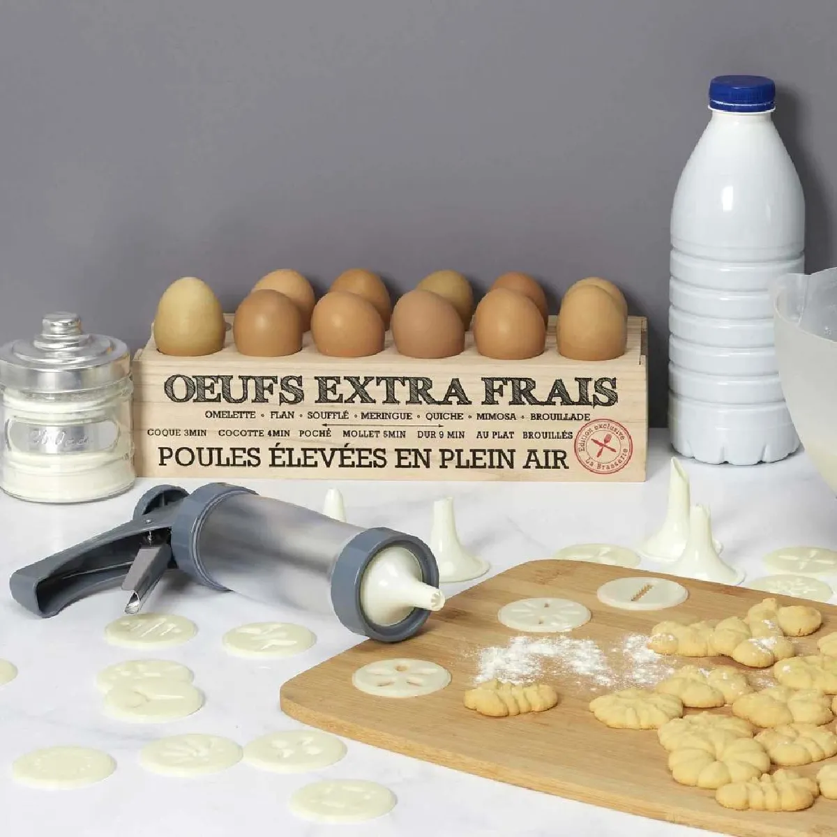 Lily Cook Presse à biscuits - Gris